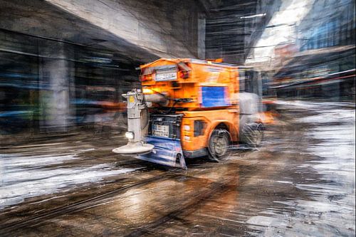 Winterdienst in actie van Johnny Flash