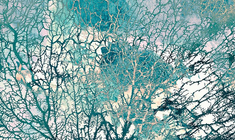 Scandinavian forest IV by Mad Dog Art