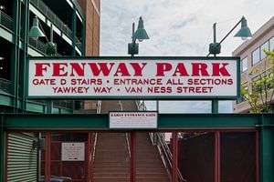 Fenway Park, entrée du stade des Red Sox, Boston