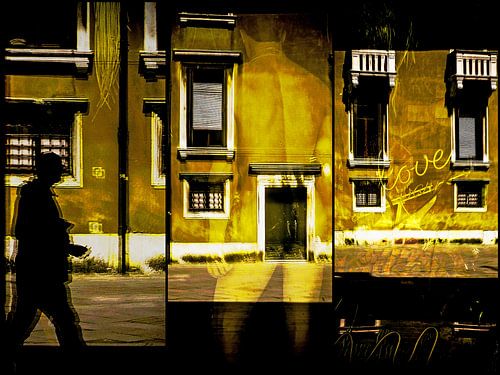 Men in the shop window sur Gabi Hampe