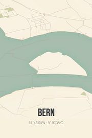 Vintage map of Bern (Gelderland). by Prints of Place