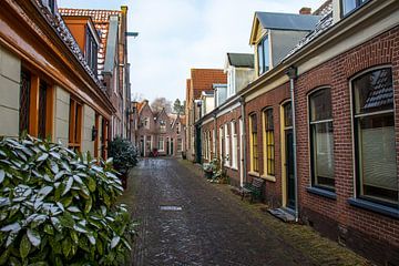 Geest, straatje in Alkmaar van peterheinspictures
