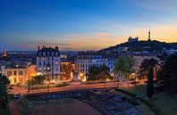 Lyon at dusk van Sander van der Werf thumbnail