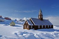 Die Zionskirche in Ilulissat von Reinhard  Pantke Miniaturansicht