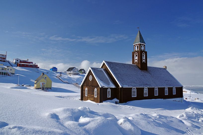 Die Zionskirche in Ilulissat von Reinhard  Pantke