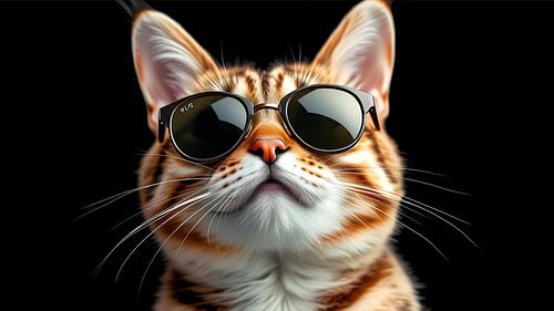 The style-conscious cat