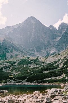 Bergsee Tatra-Gebirge Slowakei Europa von Suzanne Spijkers