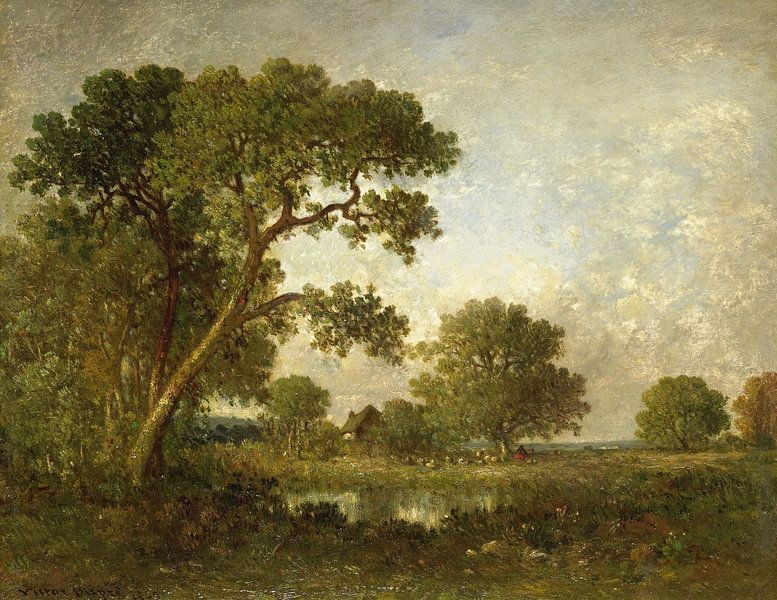 Landschap, Léon-Victor Dupré van Meesterlijcke Meesters