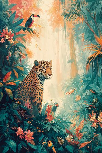 Leopard in the Jungle no. 1