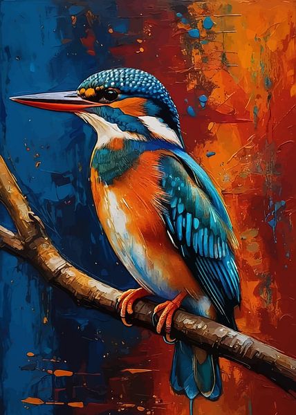Kingfisher Bird by MIROKKU