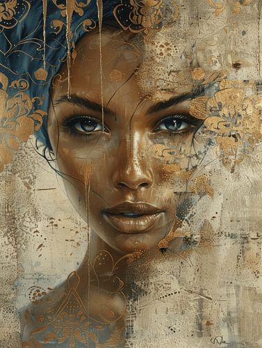 Modern abstract en chic portret