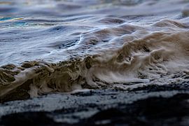 Surf along the coast of Breskens. by Cees van Gastel