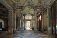 Der Eingang zu einer schönen Villa in Italien von Truus Nijland Miniaturansicht
