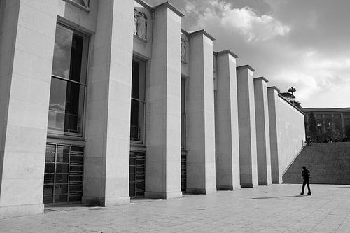Patineur sur l'Esplanade du Trocadéro