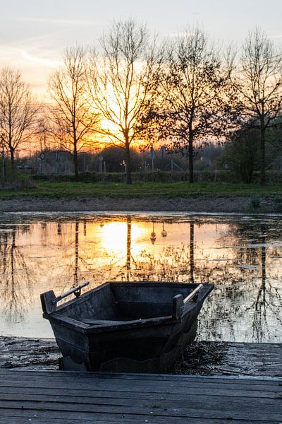 Coucher de soleil à Het Vinne par Claudia Giacomelli