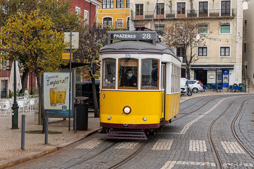 Tramway 28, Lisbon, Portugal by Adelheid Smitt
