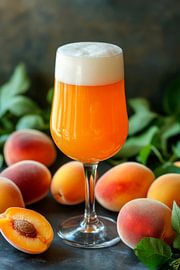 Pfirsich Getränk von Poster Art Shop