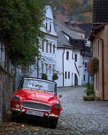 Alter Skoda in der Stadt Cesky Krumlov von Anges van der Logt
