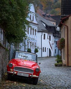 Alter Skoda in der Stadt Cesky Krumlov