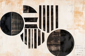 Modern geometric composition by Poster Art Shop