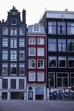 Grachtenpanden Amsterdam van Eliane Roest