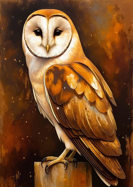 Barn Owl by MIROKKU
