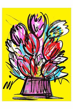 Tulipes d'Amsterdam n° 3 sur Mister Artsy