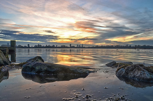 Sunset Lake Kralingen, Rotterdam
