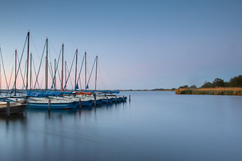 Boote am Leekstermeer