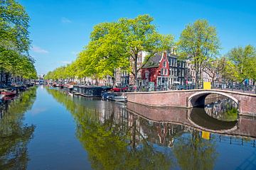 Stadsgezicht van Amsterdam aan de Reguliersgracht van Eye on You