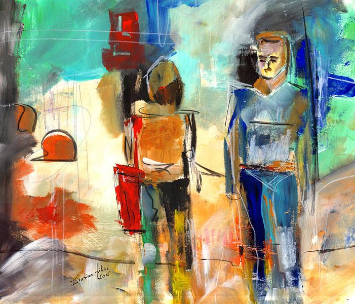 Flirt im Vorbeigehen by Katarina Niksic