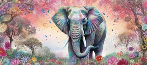 Robuster Elefant