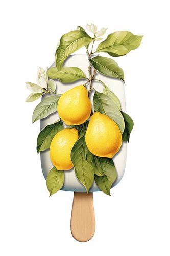 Lemon Ice Cream by Marja van den Hurk