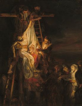 La descente de croix, 1652, atelier de Rembrandt sur Atelier Liesjes