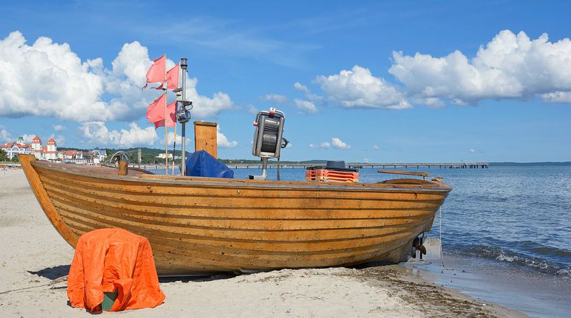 am Strand von Binz von Peter Eckert