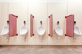 Urinale auf der Herrentoilette von Marcel Derweduwen