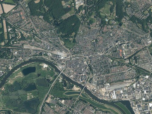 Luchtfoto van Arnhem