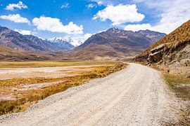 Wide views in a valley in the Andes (Peru) by Pascal van den Berg