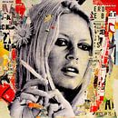 Brigitte Bardot is roken van Michiel Folkers thumbnail