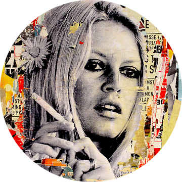 Brigitte Bardot is roken van Michiel Folkers