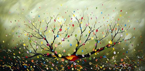 Grüne Blüte von Gena Theheartofart