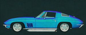 Chevrolette Corvette Stingray 427 1967 van Jan Keteleer