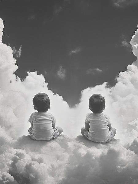 Zwillinge in den Wolken von Mijke Konijn