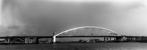 Van Brienenoord bridge Rotterdam (panorama)