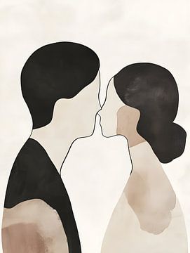 Samen sterk: man en vrouw van Moody Mindscape