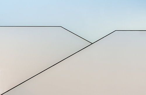 Trappenhuis in abstract