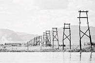 Strommasten im Inle-See - Myanmar von RUUDC Fotografie Miniaturansicht