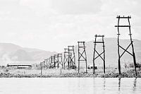 Strommasten im Inle-See - Myanmar