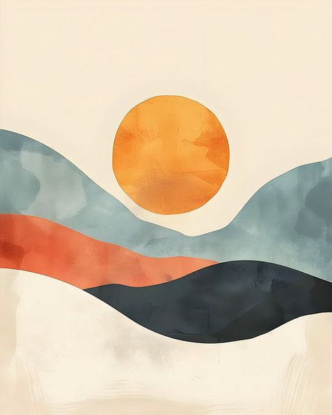 Sun at sea by But First Framing