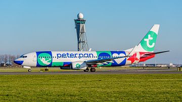 Transavia Boeing 737-800 in Peter Pan Vacation Club-Lackierung. von Jaap van den Berg